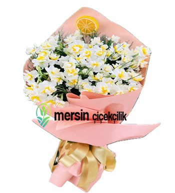 Mersin Aynı Gün Çiçek, Mersin Nergis Buketi, Çiçekçi Mersin,